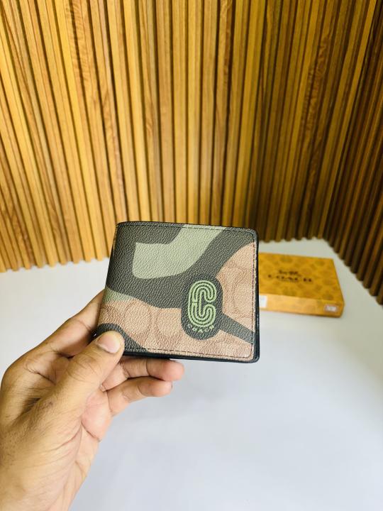 Blipbop 01 Coach premium quality wallet in sleek design, featuring multiple card slots and a smooth leather finish.